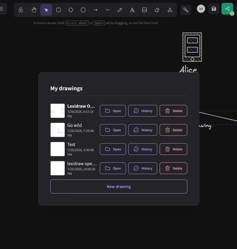 Lexidraw screenshot 2