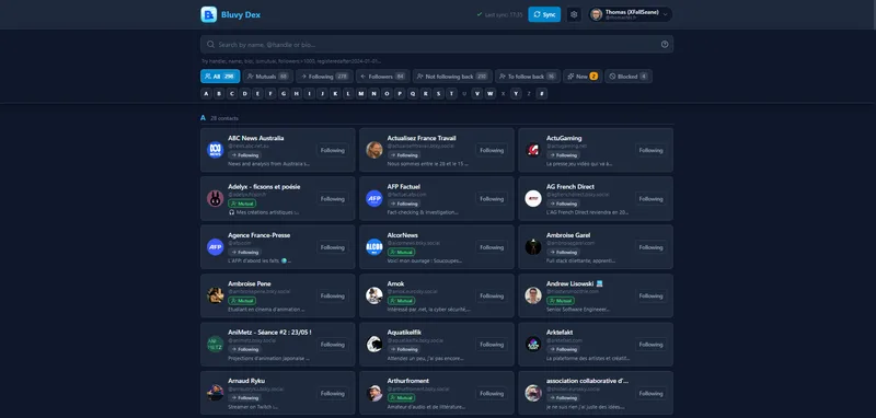 Bluvy Dex screenshot 1