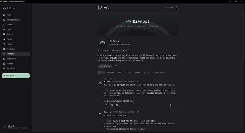 BiFrost screenshot 1