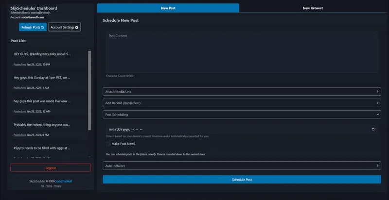 SkyScheduler screenshot 1