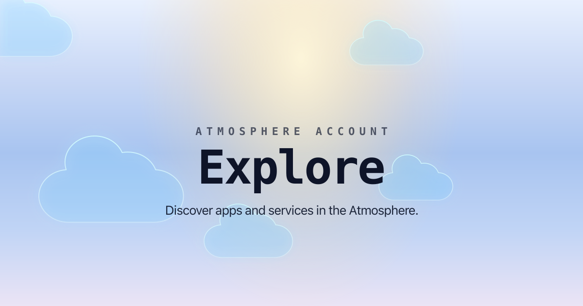 https://atmosphereaccount.com/explore social preview image